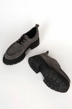 Intentionally Blank BARBAR OXFORD Charcoal SHOES