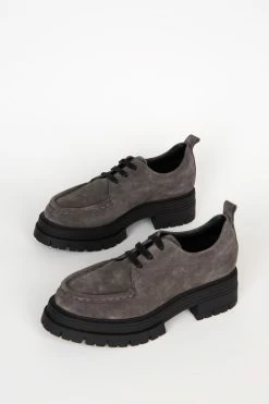 Intentionally Blank BARBAR OXFORD Charcoal SHOES