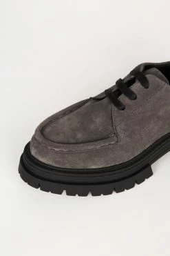 Intentionally Blank BARBAR OXFORD Charcoal SHOES