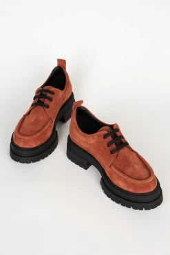 Intentionally Blank BARBAR OXFORD Terracotta SHOES
