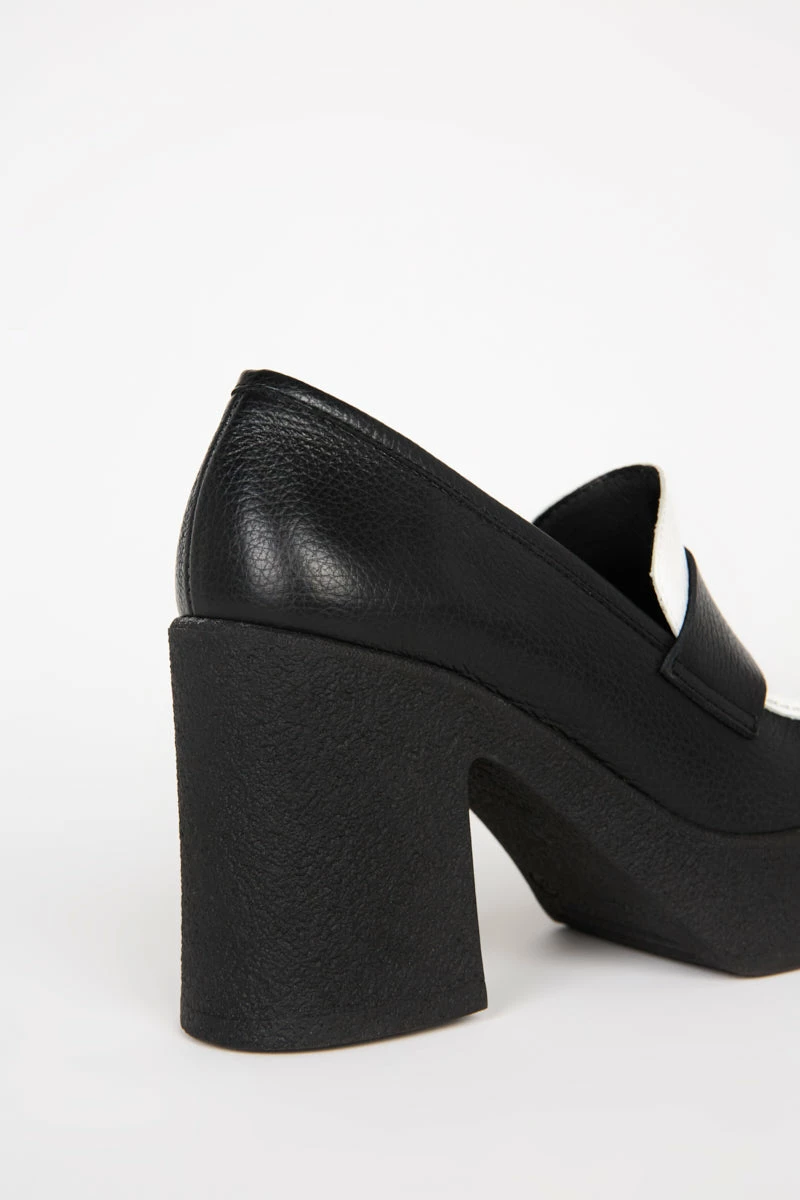 Intentionally Blank DEX HEEL Black White 6 Intentionally Blank DEX HEEL Black White