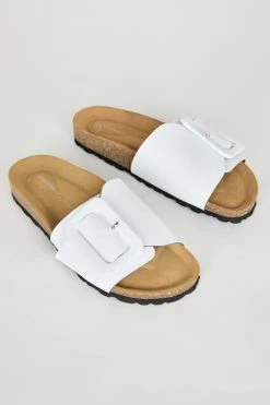 Intentionally Blank CLARICE SANDAL White NEW SHOES