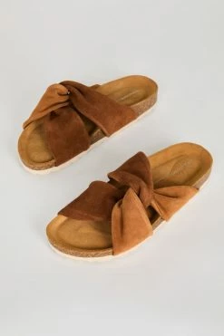 Intentionally Blank NEW SHOES JORDANA SANDAL Chestnut Combo