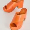 Intentionally Blank NEW SHOES DAME HEELED PLATFORM Orange 2 Intentionally Blank NEW SHOES DAME HEELED PLATFORM Orange