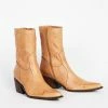 Intentionally Blank MATTIE HEELED BOOT Tan