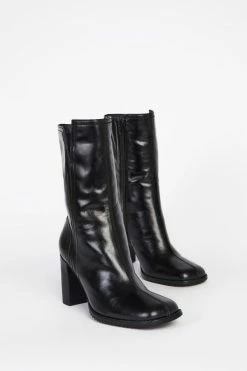 Intentionally Blank PARADE HEELED BOOT Black SHOES