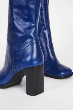 Intentionally Blank PARADE HEELED BOOT Blue SHOES