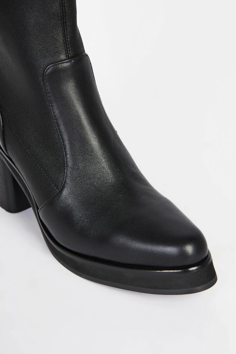 Intentionally Blank SHOES PICO HEEL BOOT Black 6 Intentionally Blank SHOES PICO HEEL BOOT Black