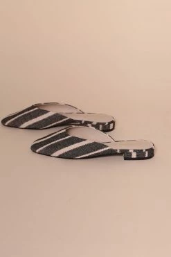 Intentionally Blank CLYNE SLIP ON Black Stripe
