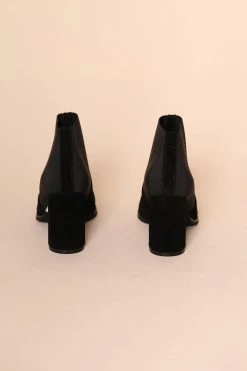 Intentionally Blank MIA HEELED BOOT Black Suede