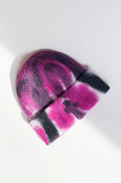 Intentionally Blank VENICE Tie Dye Beanie Berry
