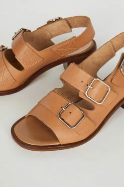 Intentionally Blank NEW ARRIVALS JILL HEELED SANDAL Tan