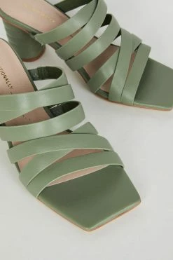 Intentionally Blank KAMRY HEEL Sage NEW SHOES