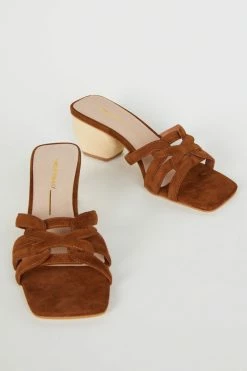 Intentionally Blank NEW SHOES KANE HEEL Chestnut