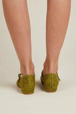 Intentionally Blank SHOES KEMP FLAT Lime Spots
