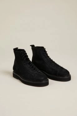 Intentionally Blank KIRK HI TOP Black Suede