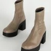 Intentionally Blank MARLOWE PLATFORM BOOT Fog Vegan SHOES