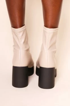 Intentionally Blank MARLOWE PLATFORM BOOT Clouds Vegan SHOES