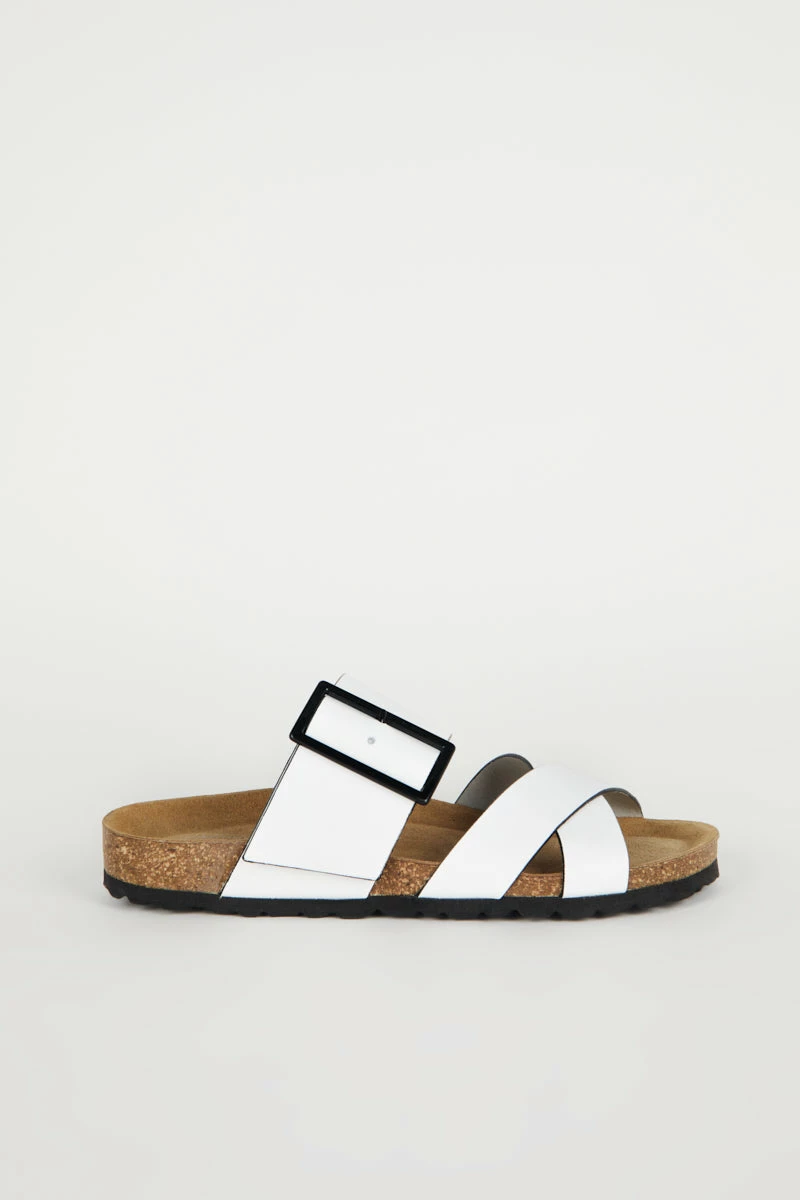 Intentionally Blank SHOES MEREDITH SANDAL White 8 Intentionally Blank SHOES MEREDITH SANDAL White
