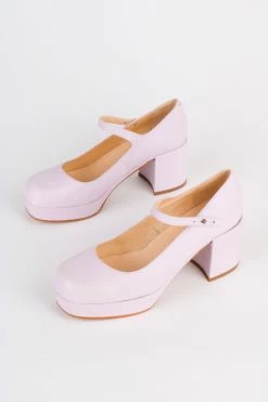Intentionally Blank MIKA PLATFORM MARY JANE Lilac SHOES
