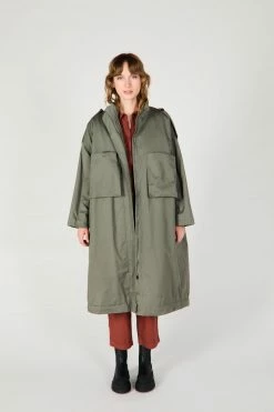 Intentionally Blank GARMENTS MON TRENCH KHAKI