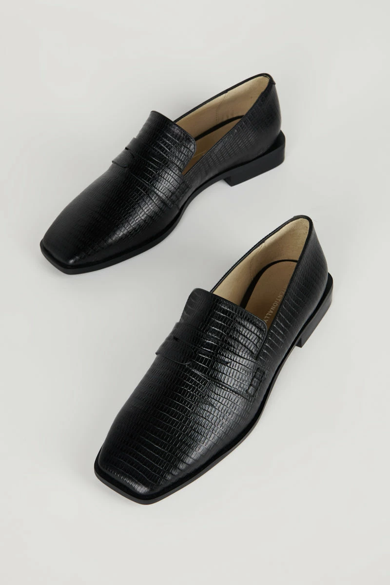 Intentionally Blank OHARA LOAFER Black 3 Intentionally Blank OHARA LOAFER Black