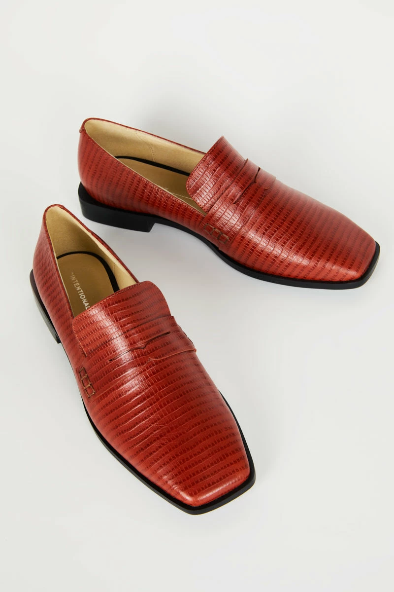 Intentionally Blank OHARA LOAFER Crimson SHOES 3 Intentionally Blank OHARA LOAFER Crimson SHOES