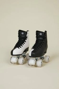 Intentionally Blank IB ROLLER SKATES PARTNER ROLLER SKATE Black White