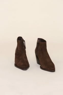 Intentionally Blank SHOES PHANTOM HEELED BOOT Brown