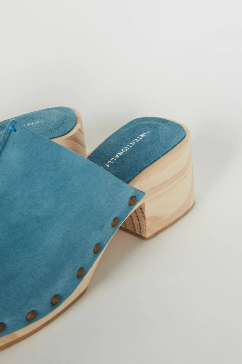 Intentionally Blank PS I LOVE YOU CLOG Blue 7 Intentionally Blank PS I LOVE YOU CLOG Blue