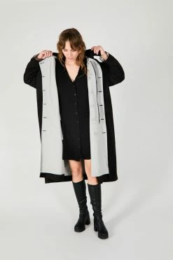 Intentionally Blank PETERS TRENCH BLACK GARMENTS