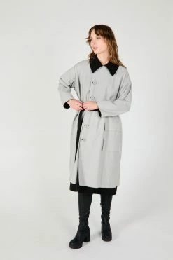 Intentionally Blank PETERS TRENCH BLACK GARMENTS