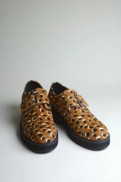 Intentionally Blank REECE LOAFER Tan Cheetah SHOES