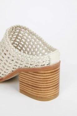 Intentionally Blank CAPS Basket MULE Bone SHOES