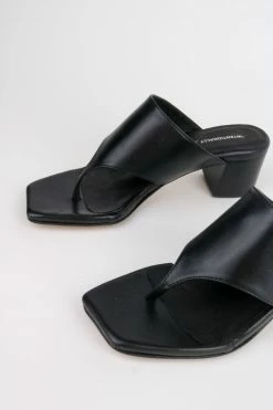 Intentionally Blank ALVA HEELED SANDAL Black