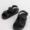 Intentionally Blank EXXY FLATFORM SANDAL Black