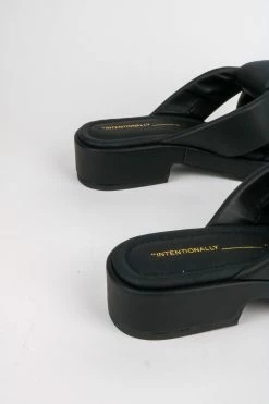 Intentionally Blank ROMI SANDAL Black NEW SHOES