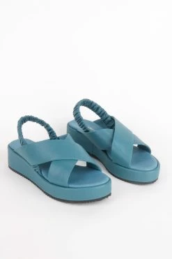 Intentionally Blank STARRY FLATFORM SANDAL Marine