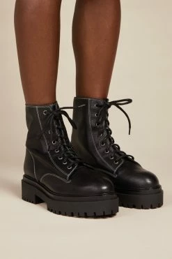 Intentionally Blank SWIFT LACE UP BOOT Black