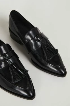 Intentionally Blank SHOES TRIM LOAFER Black