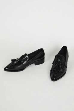Intentionally Blank SHOES TRIM LOAFER Black