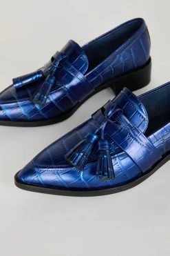 Intentionally Blank SHOES TRIM LOAFER Midnight 11 Intentionally Blank SHOES TRIM LOAFER Midnight