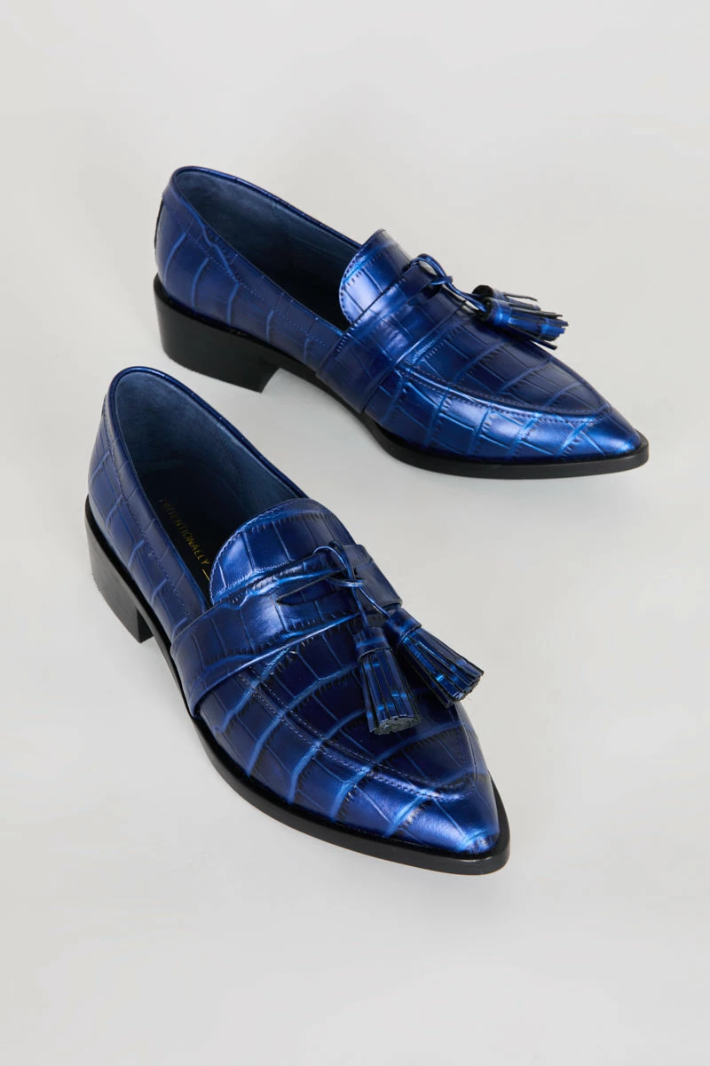 Intentionally Blank SHOES TRIM LOAFER Midnight 3 Intentionally Blank SHOES TRIM LOAFER Midnight