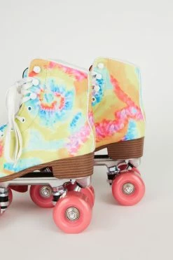 Intentionally Blank TRIPPY ROLLER SKATE Yellow Tie Dye IB ROLLER SKATES 10 Intentionally Blank TRIPPY ROLLER SKATE Yellow Tie Dye IB ROLLER SKATES