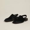 Intentionally Blank TRIP SLIP ON Black Cowhide SHOES