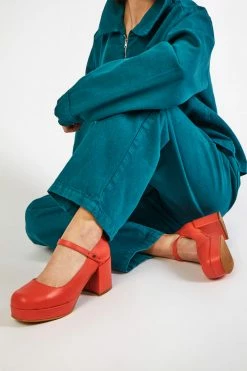 Intentionally Blank MIKA PLATFORM MARY JANE Watermelon