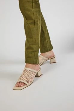 Intentionally Blank JAN SANDAL Cream SHOES