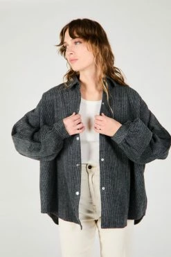 Intentionally Blank TRAD SHIRT GREY GARMENTS