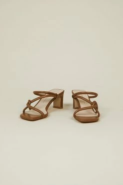Intentionally Blank WILLOW HEELED SANDAL Toffee