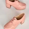 Intentionally Blank ALBANY PLATFORM OXFORD Pink SHOES